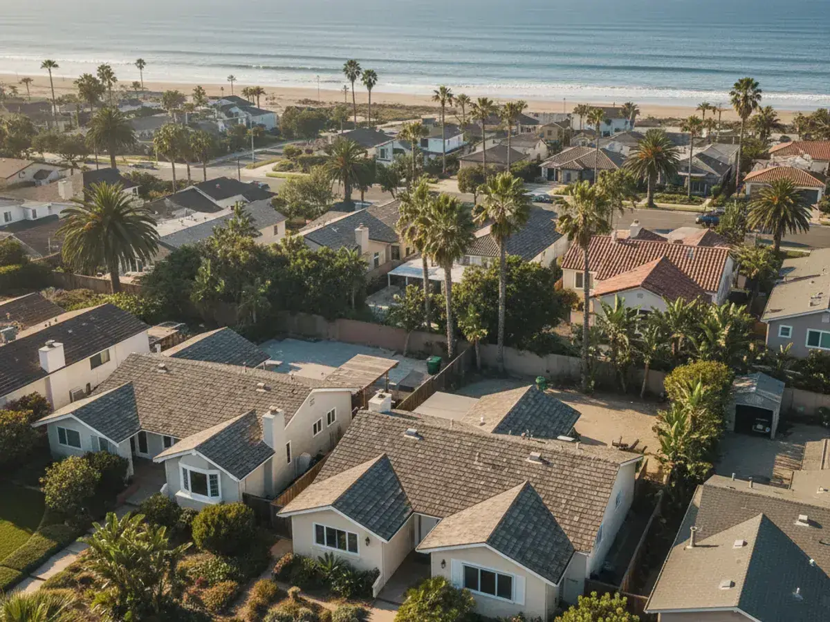 Coastal San Diego County neighborhood near Del Mar