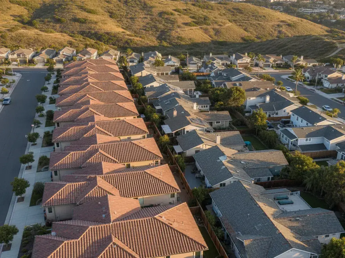 North Coastal San Diego County neighborhood near Camp Pendleton