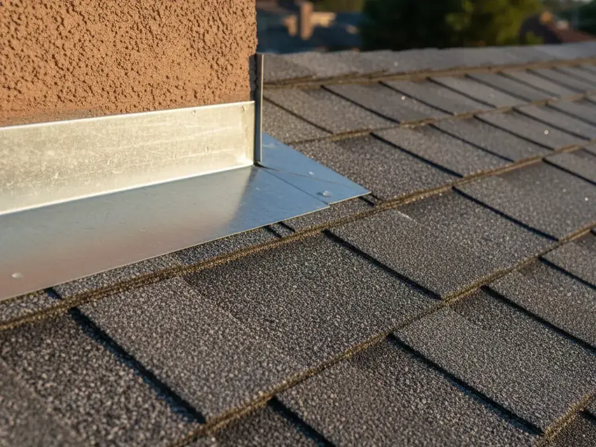 Flashing detail work on a San Diego County home